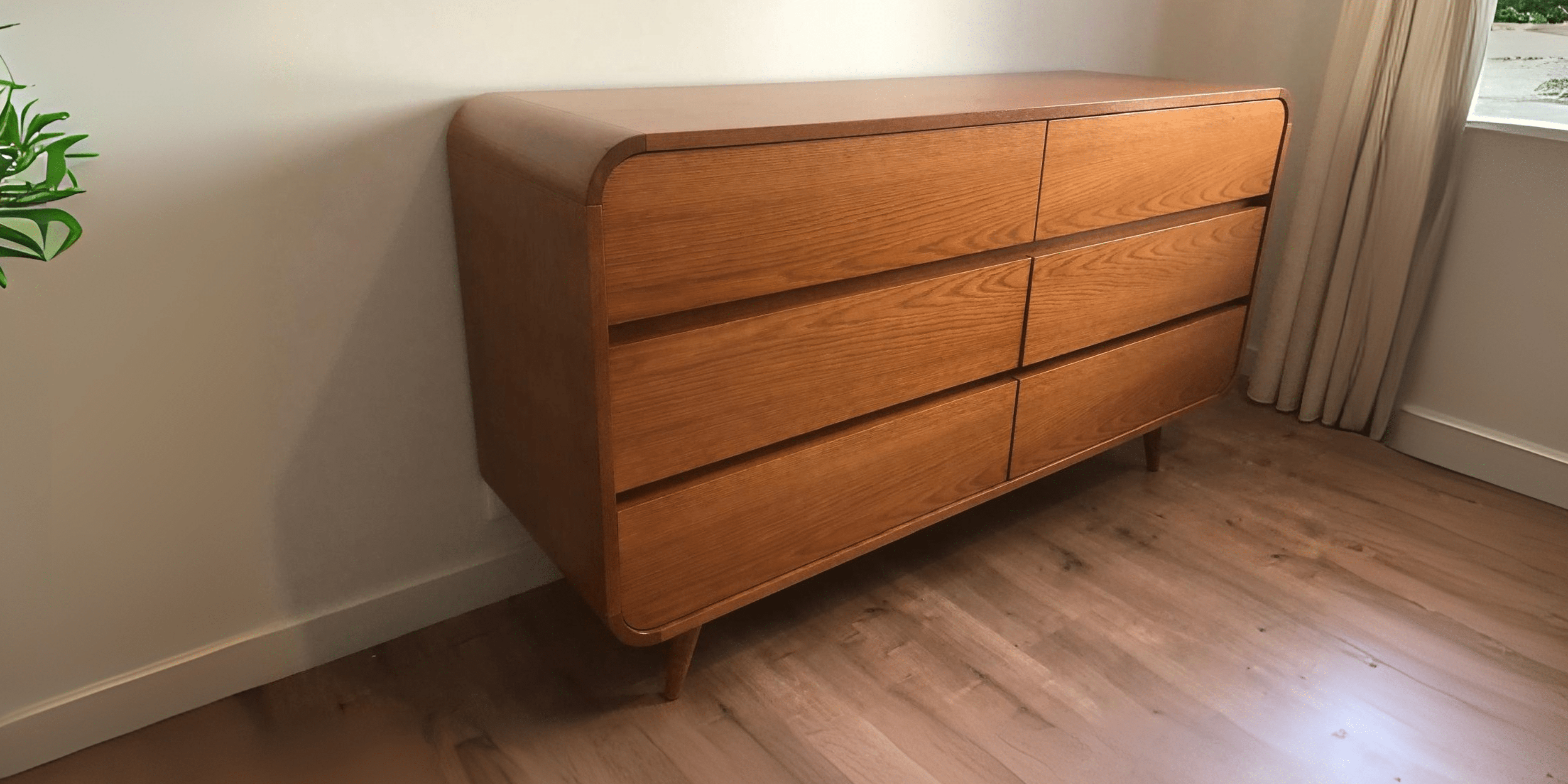 Uma sala feita com moveis vasco.